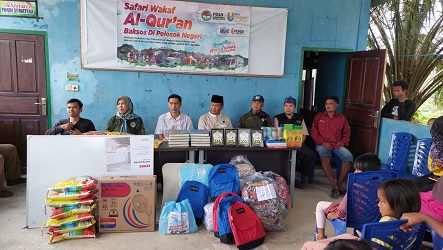 Ulurtangan, PDUI, Alumni MUHI Yogya Dan Pundi Sumatra Gelar Safari Wakaf Al-Qur'an Di SAD Jambi